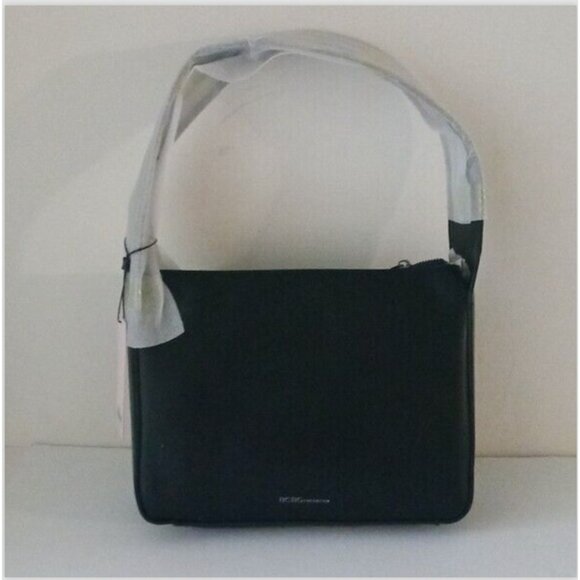 BCBGENERATION Novel Studded Shoulder Hobo HandBag Fx. Leather Black - Picture 7 of 12